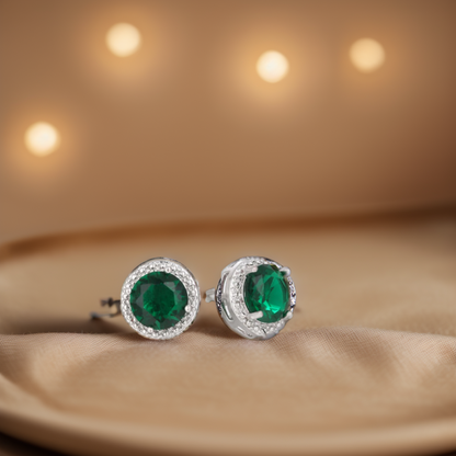 Green Ear Studs