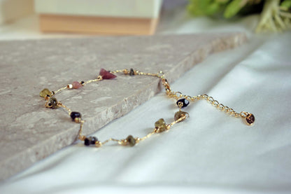 Mix Stone Anklet