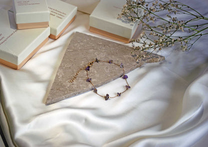 Amethyst Anklets