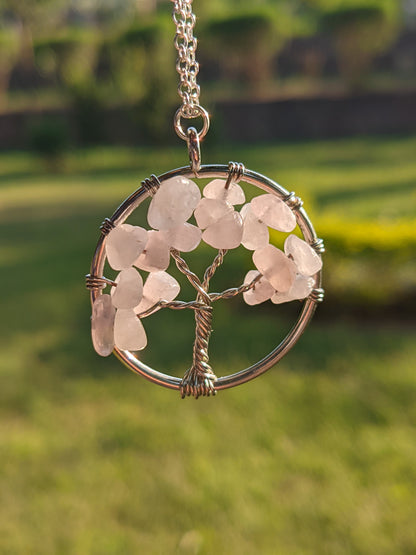 Tree of Life Natural Stone Pendant