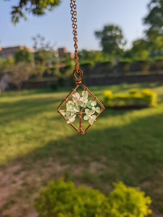 Gravel Stone Tree of Life Pendant