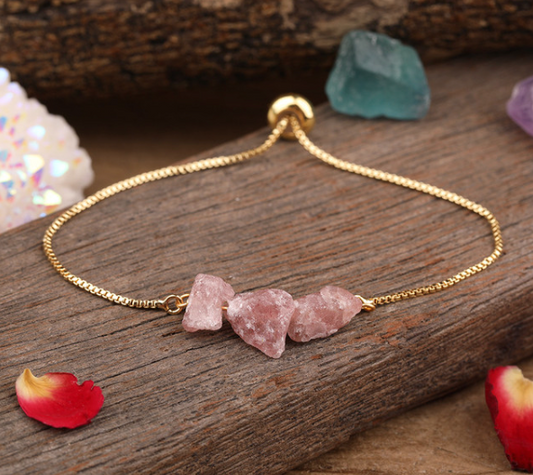 Strawberry Quartz Bracelet