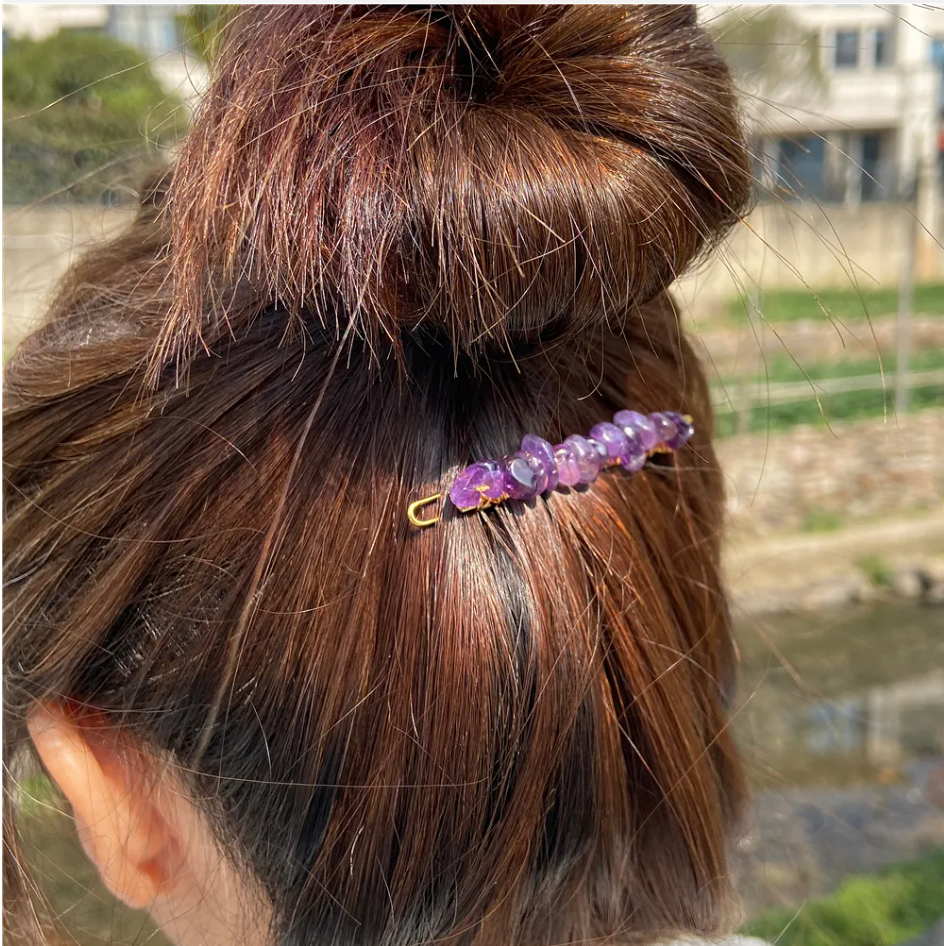 Gemstone Hair Pins