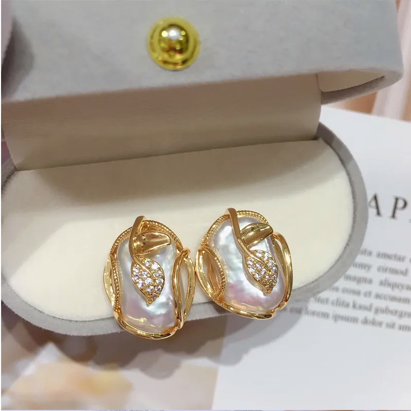 Baroque Pearl 18k Gold Plated Set