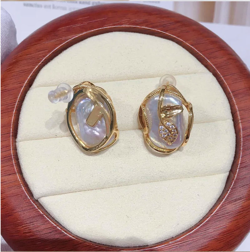 Baroque Pearl 18k Gold Plated Set