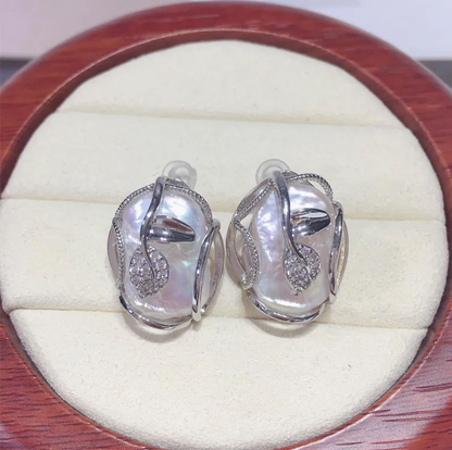 Baroque Pearl Silver 925 Set