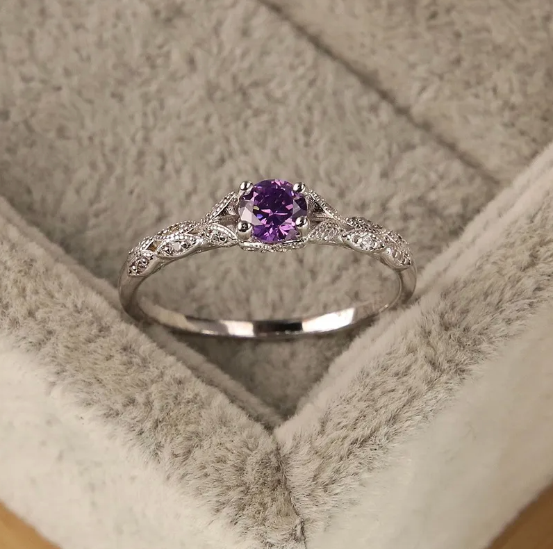 Purple Stone Ring