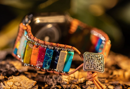 Chakra Natural Stone Handmade Apple Watch Strap