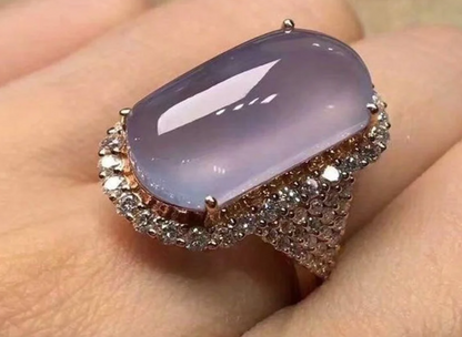 Purple Zircon Ring