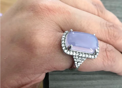 Purple Zircon Ring