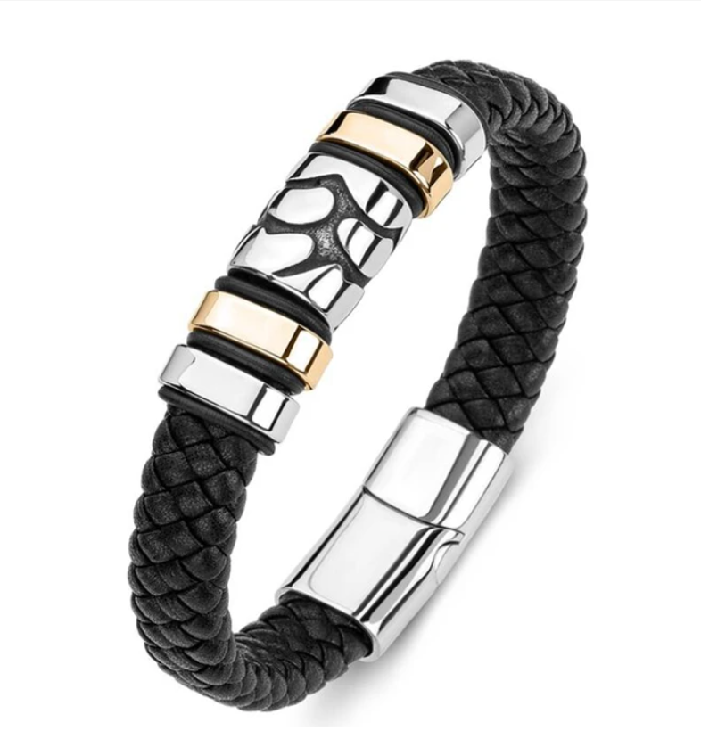 Premium Leather Woven Bracelet