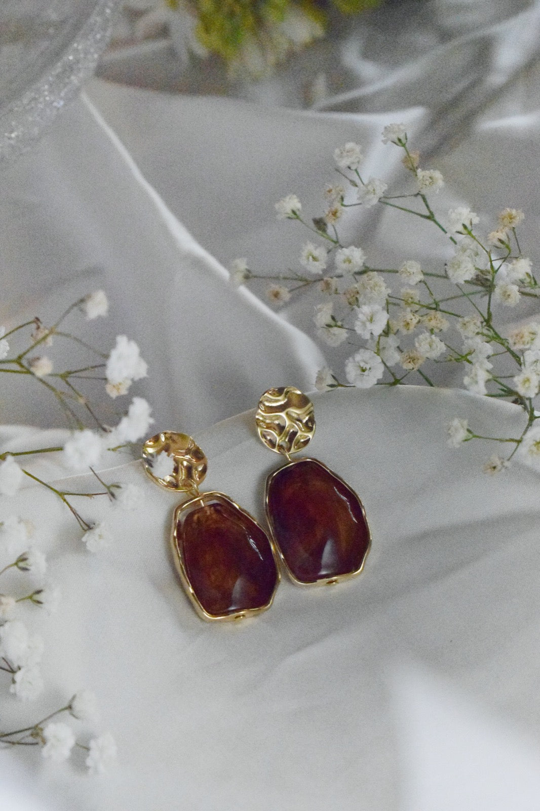 Gold plated Zircon Earrings